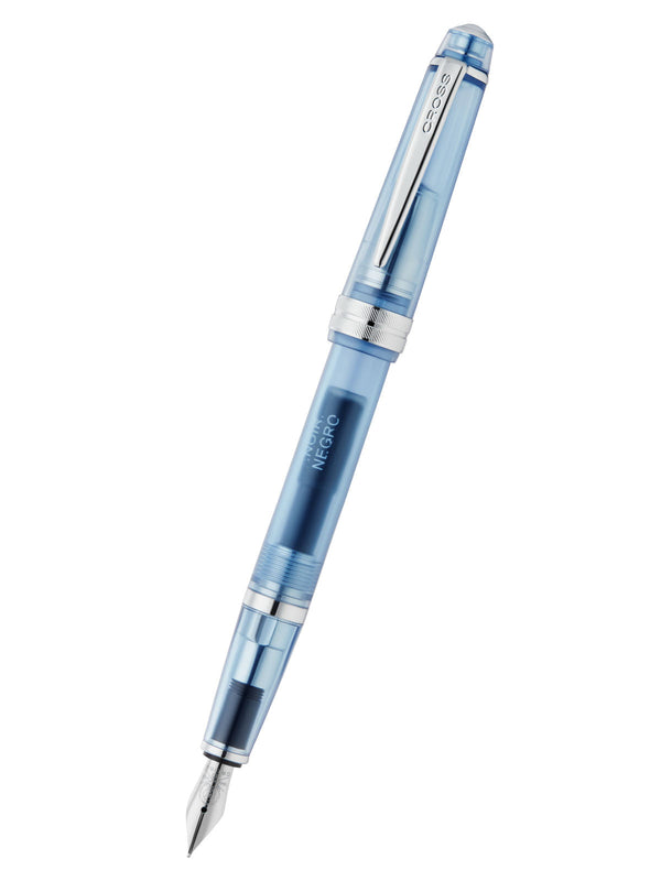 Cross Bailey Light Fountain Pen, Translucent Navy-Blue Resin, Extra-Fine Nib