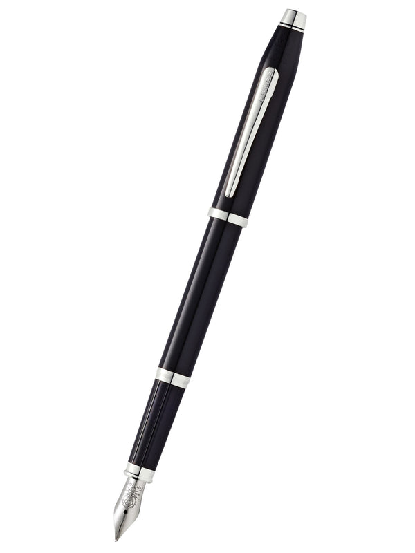 Cross Century II Fountain Pen, Black Lacquer, Medium Nib