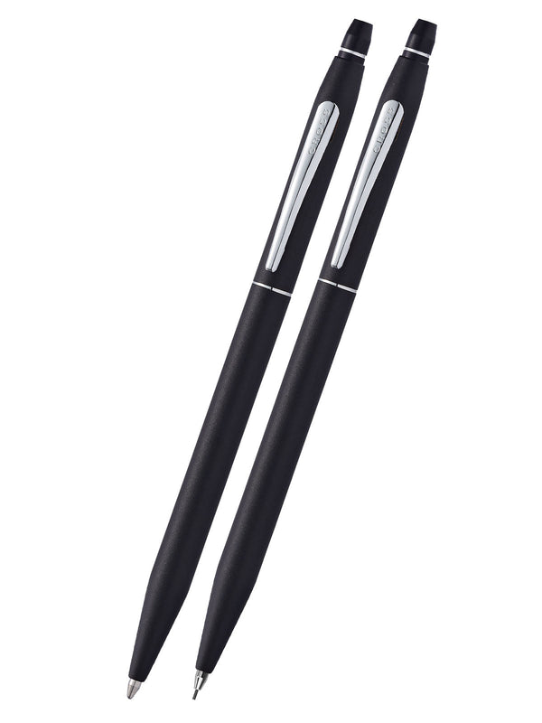 Cross Click Ballpoint Pen & Pencil Gift Set, Classic Black
