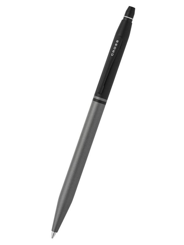 Cross Click Ballpoint Pen, Tuxedo Satin Metallic Gray