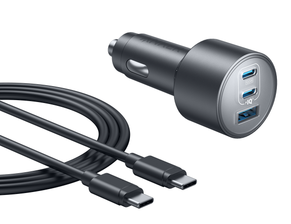 Anker Nano Car Charger, 167.5W, 3 Ports