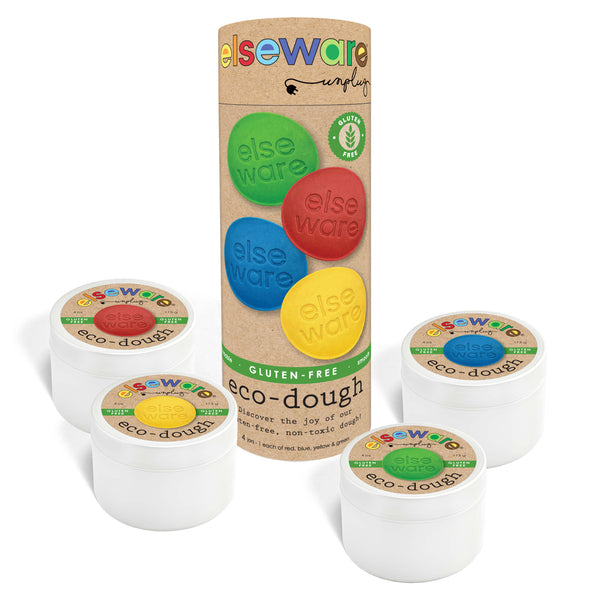 Elseware Unplug Eco-Dough Gluten Free, 4-Pack