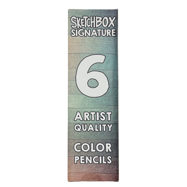 SketchBox Signature Colored Pencils, 6 Set