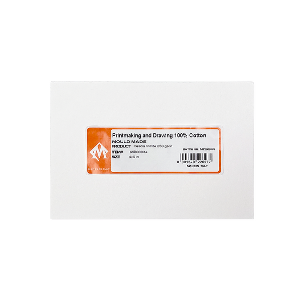 Magnani Pescia White Paper Pack, 4x6"
