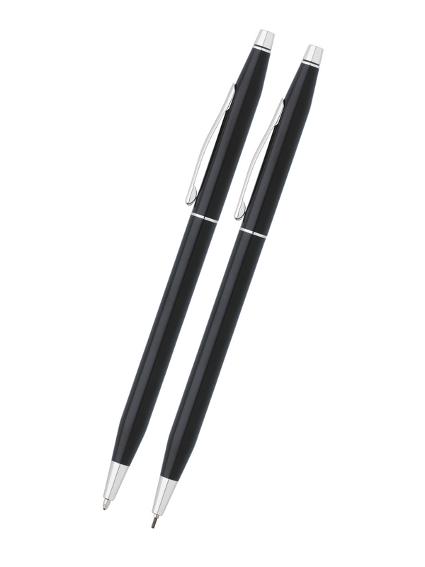 Cross Classic Century Pen & Pencil Set, Black Lacquer