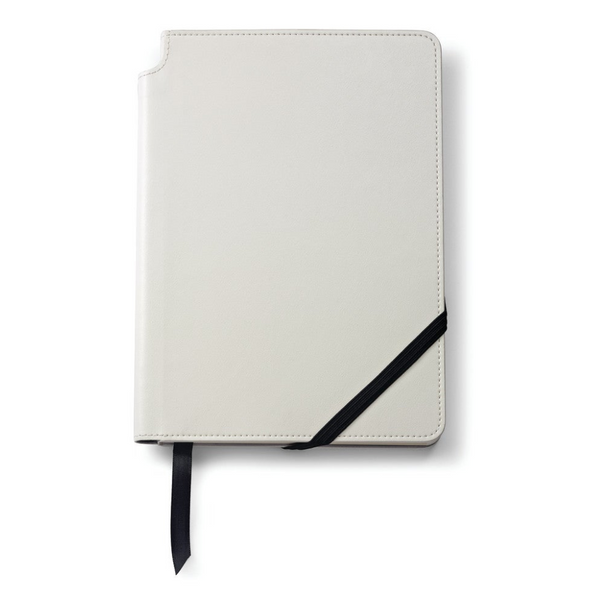 Cross Leatherette Journal, Medium, Classic White