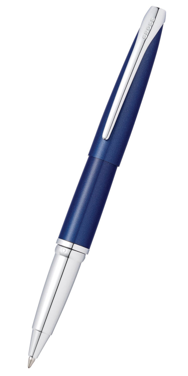 Cross ATX Rollerball Pen, Translucent Blue Lacquer