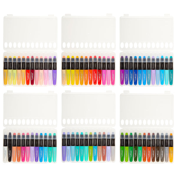 KINGART Mixed Media Gel Stick Crayons, 72 Colors