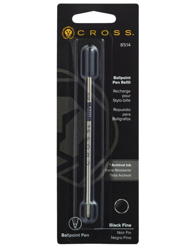 Cross Ballpoint Refill, Black, Fine, 1 Pack