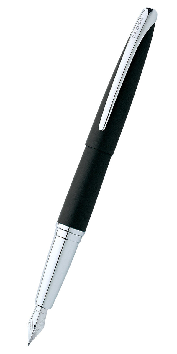 Cross ATX Fountain Pen, Basalt Black, Fine Nib