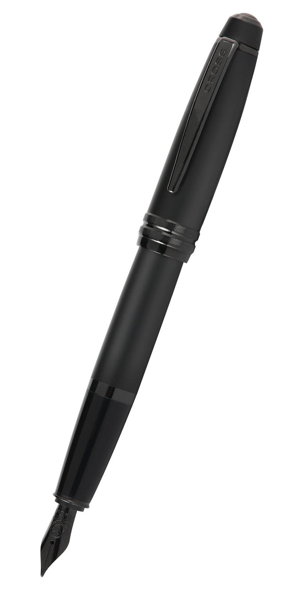 Cross Bailey Fountain Pen, Matte Black Lacquer, Extra-Fine Nib
