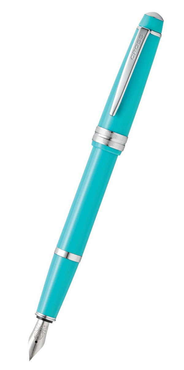 Cross Bailey Light Fountain Pen, Polished Teal Resin, Extra-Fine Nib