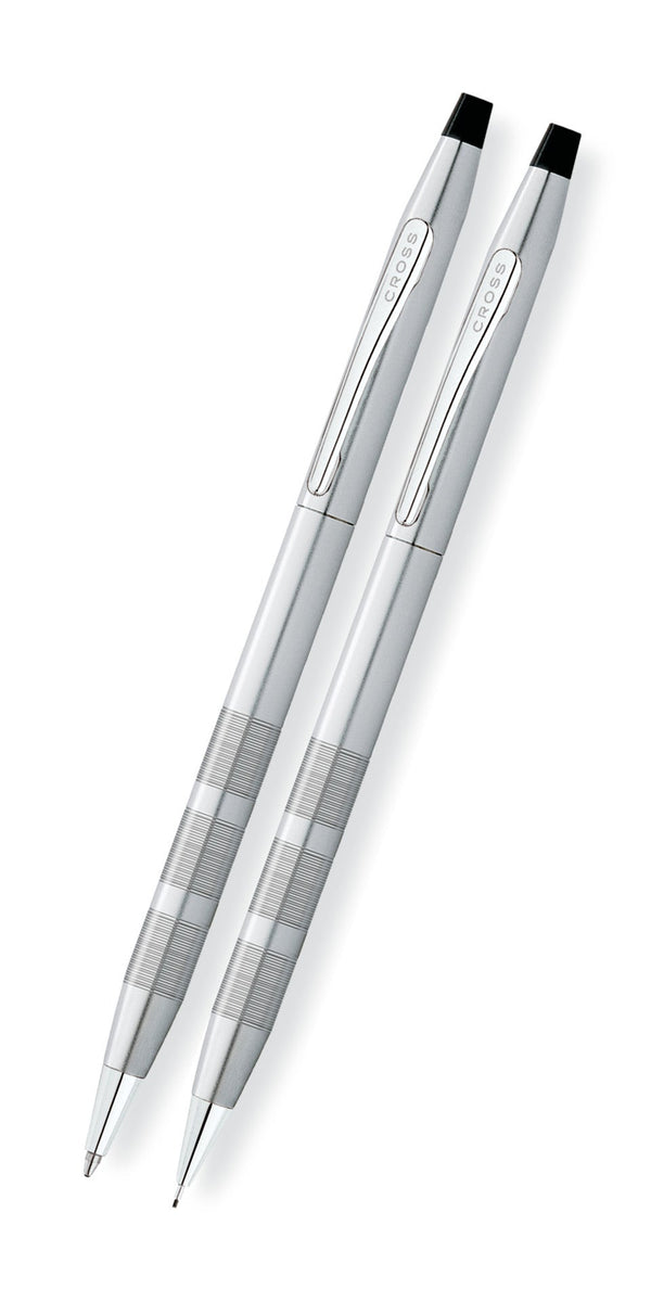 Cross Classic Century Ballpoint Pen & 0.7mm Pencil Set, Satin Chrome