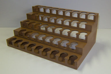 GCmini Tiered Paint Rack for Vallejo & Army Painter, 26mm, 43 Bottles, view 6 of 6
