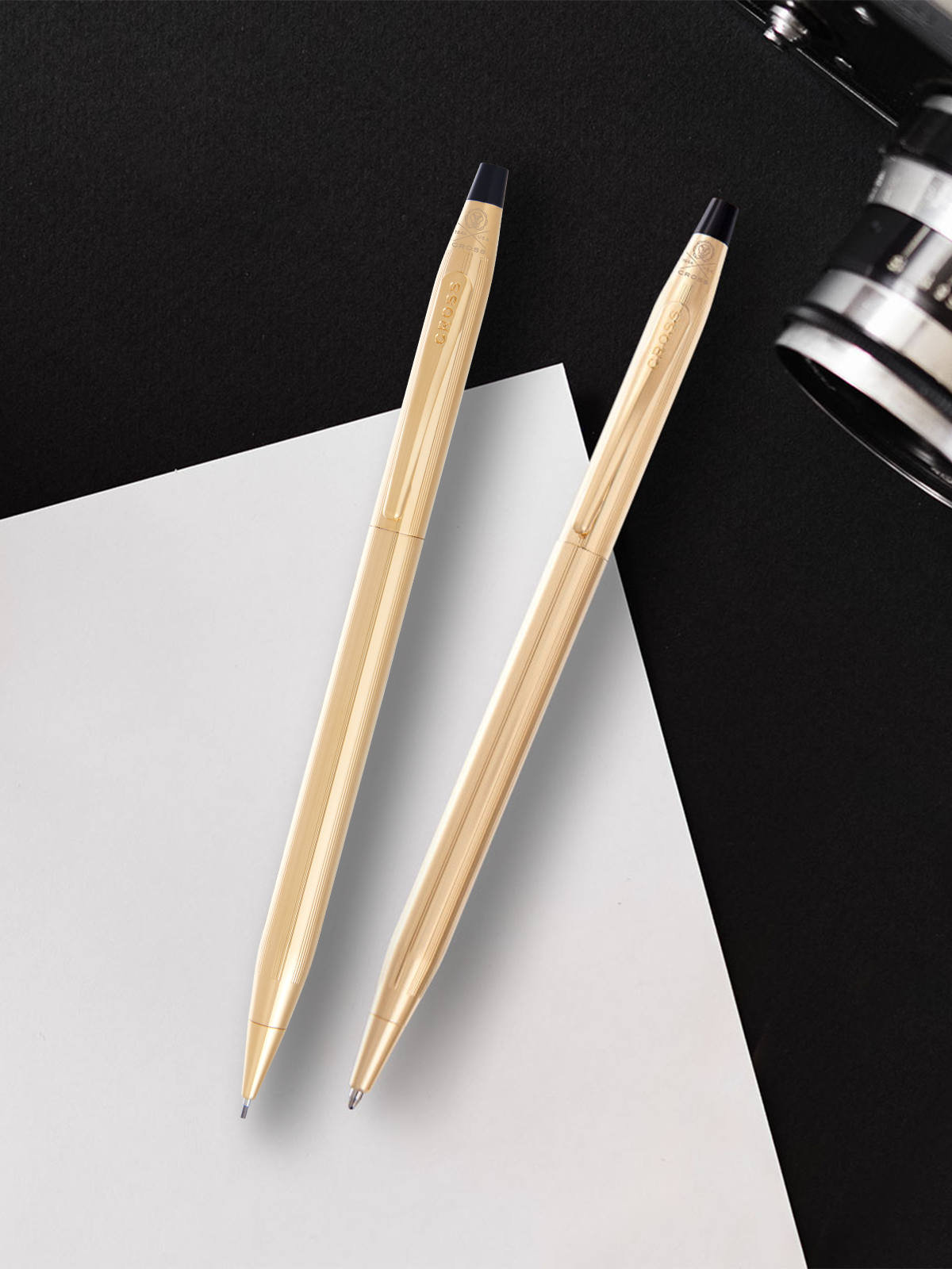 Cross | Classic Century Pen & Pencil Set | 23KT Gold Plated