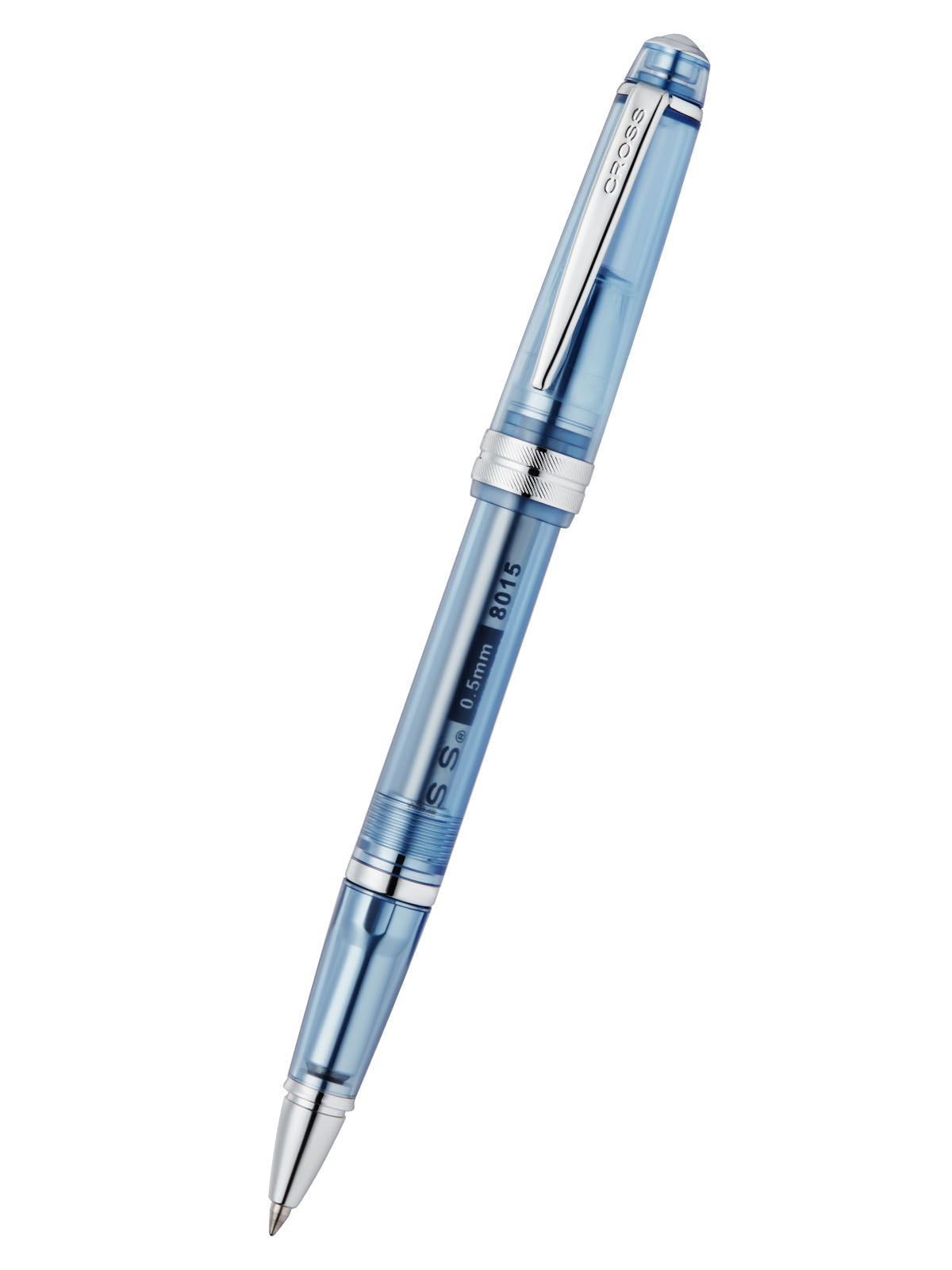 Cross Bailey Light Rollerball Pen, Translucent Navy-Blue Resin