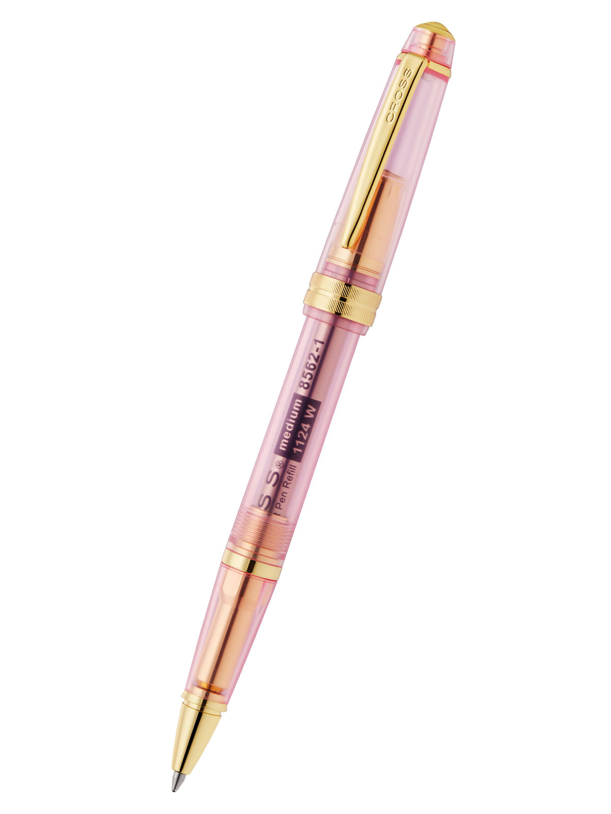 Cross Bailey Light Ballpoint Pen, Translucent Pink Sapphire Resin