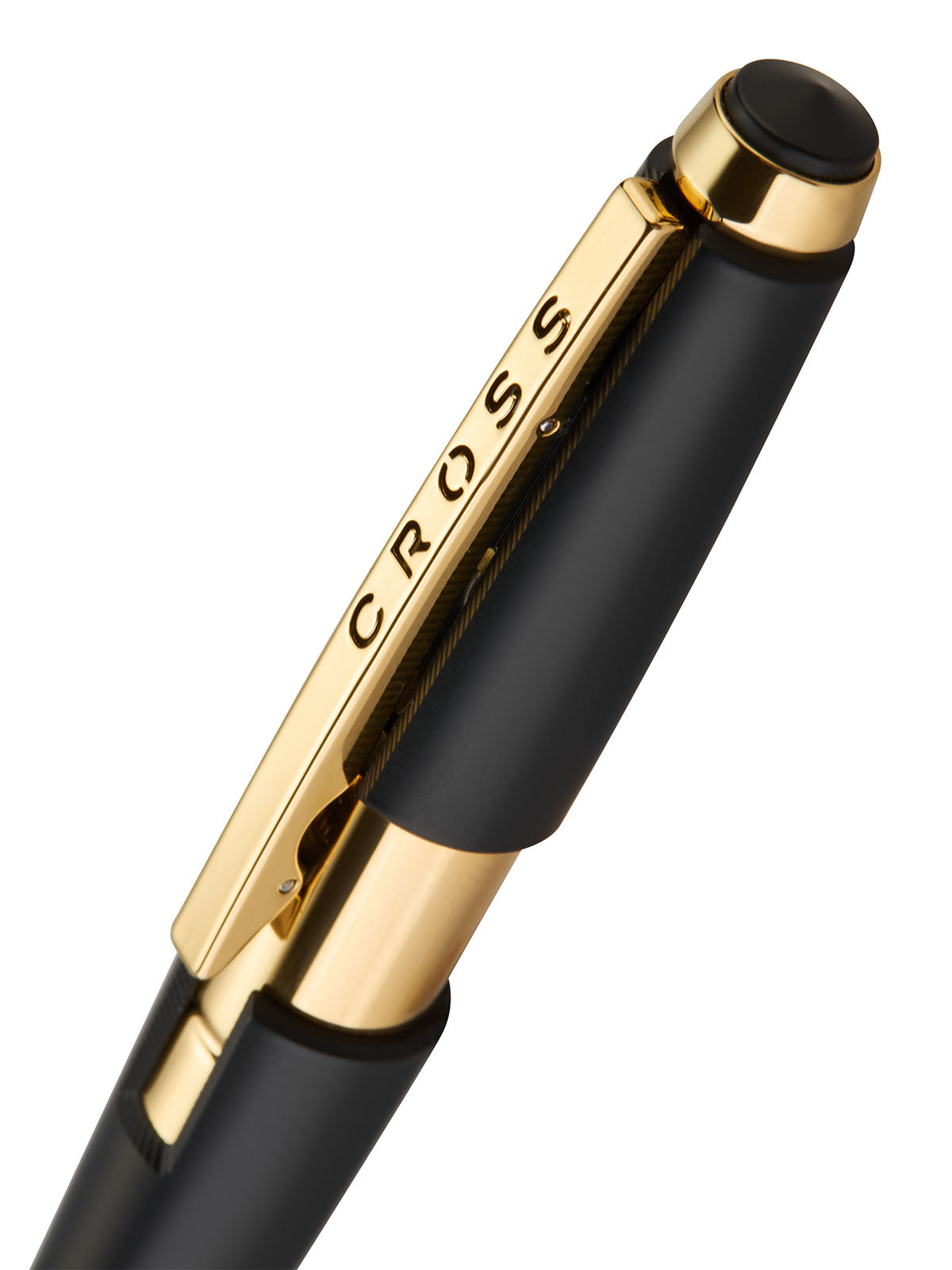 Cross | Edge Selectip Rollerball Pen | Matte Black Lacquer with Gold PVD Appointments