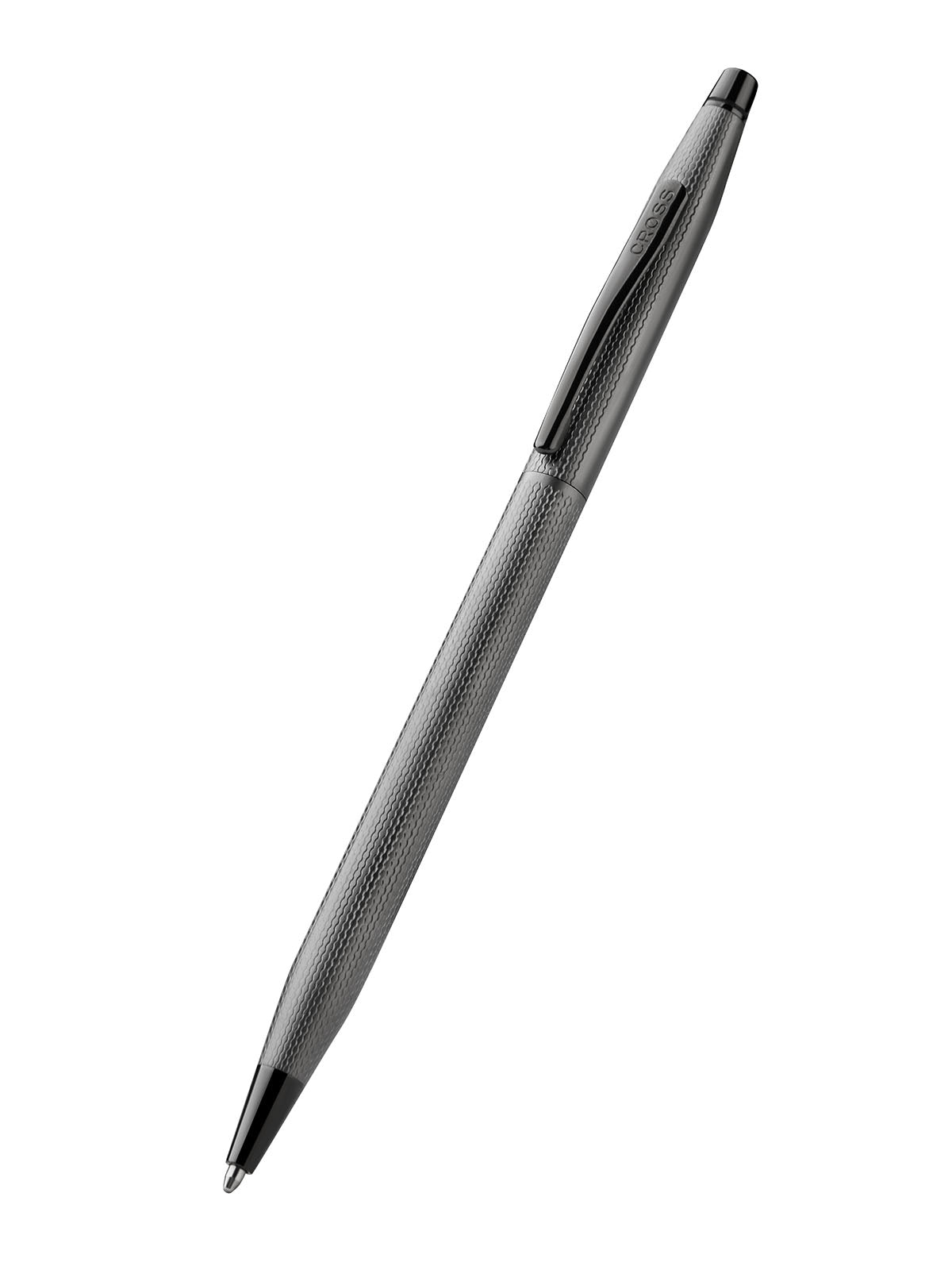 Cross | Classic Century Ballpoint Pen | Slate Gray Engraved Diamond Pattern