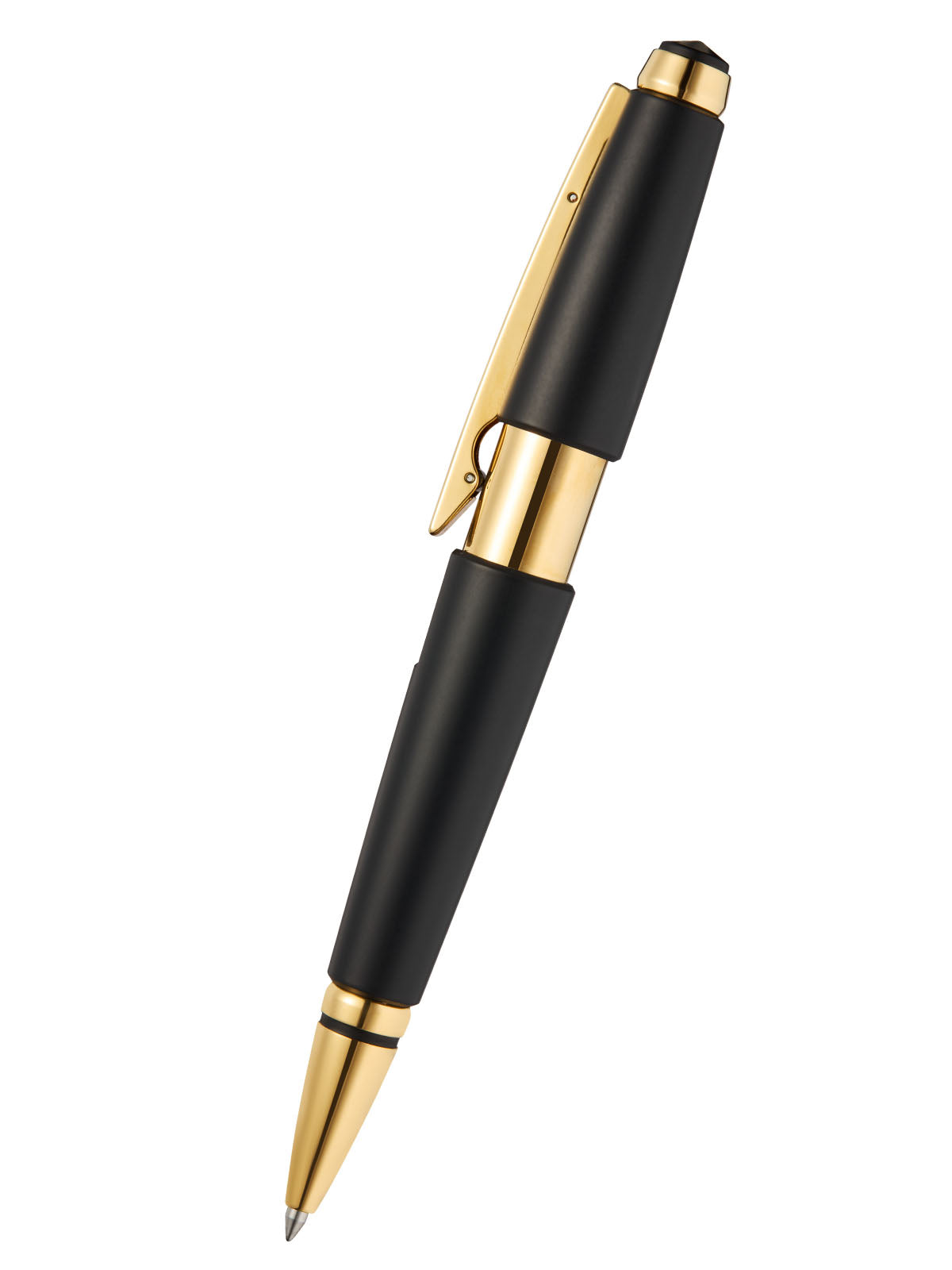 Cross | Edge Selectip Rollerball Pen | Matte Black Lacquer with Gold PVD Appointments