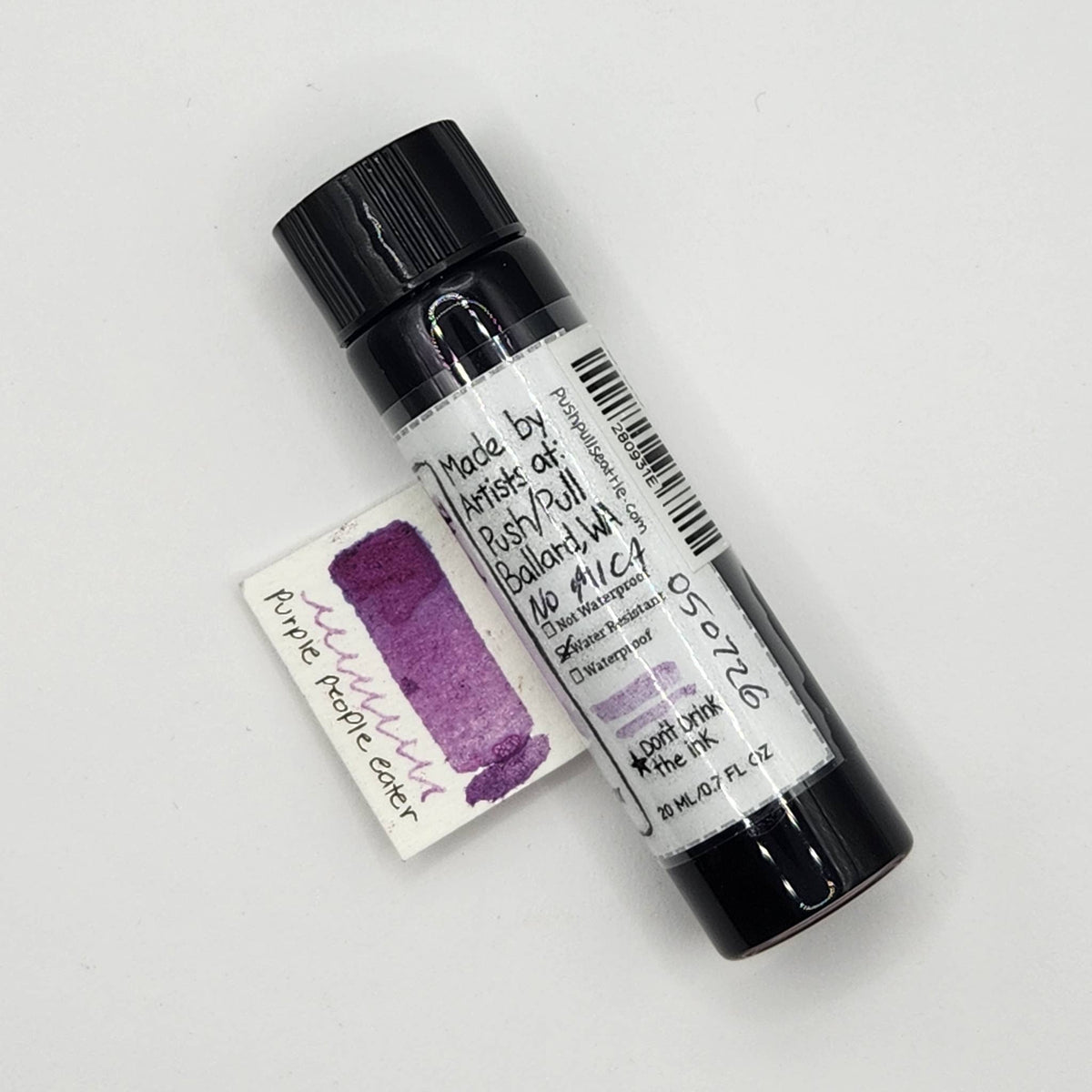Push/Pull Purple People Eater fountain pen ink, 20 ml vial