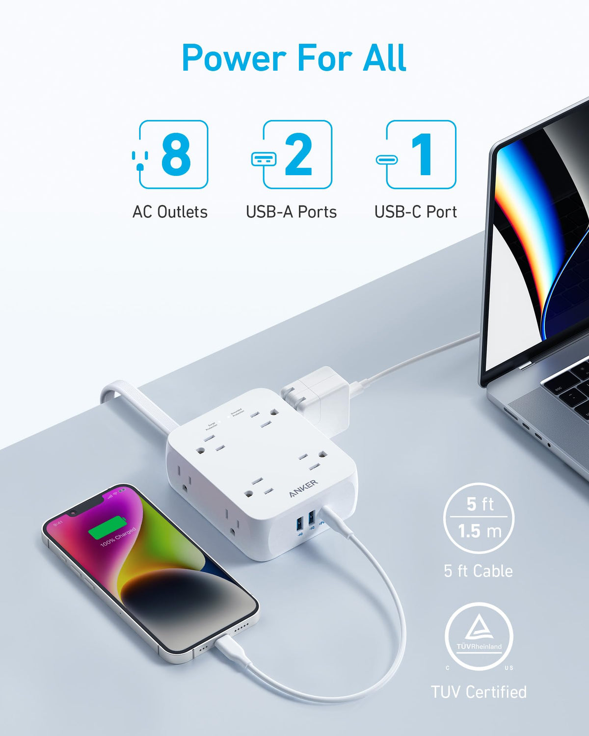 Anker | 341 USB Power Strip