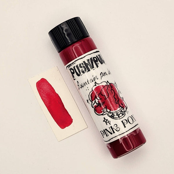 Push/Pull Pink Pony fountain pen ink, 20 ml vial