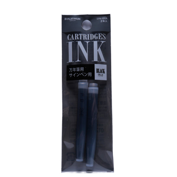 Platinum | Black Ink Cartridges | 2-Pack for Preppy & Plaisir