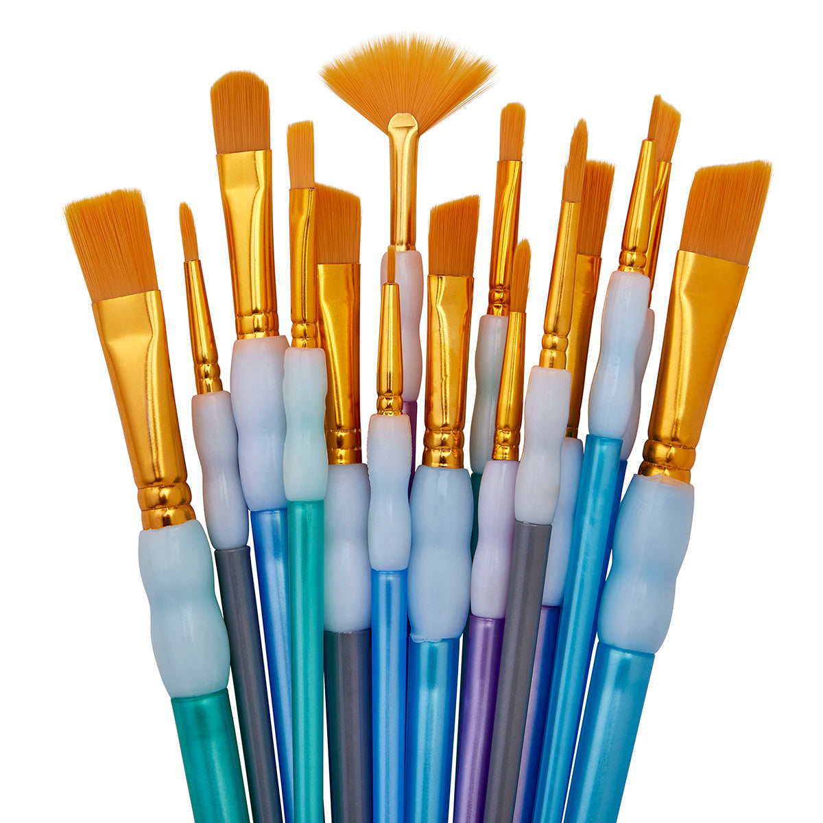 KINGART Studio Soft Grip Brush Set, 15 Brushes, view 3 of 5