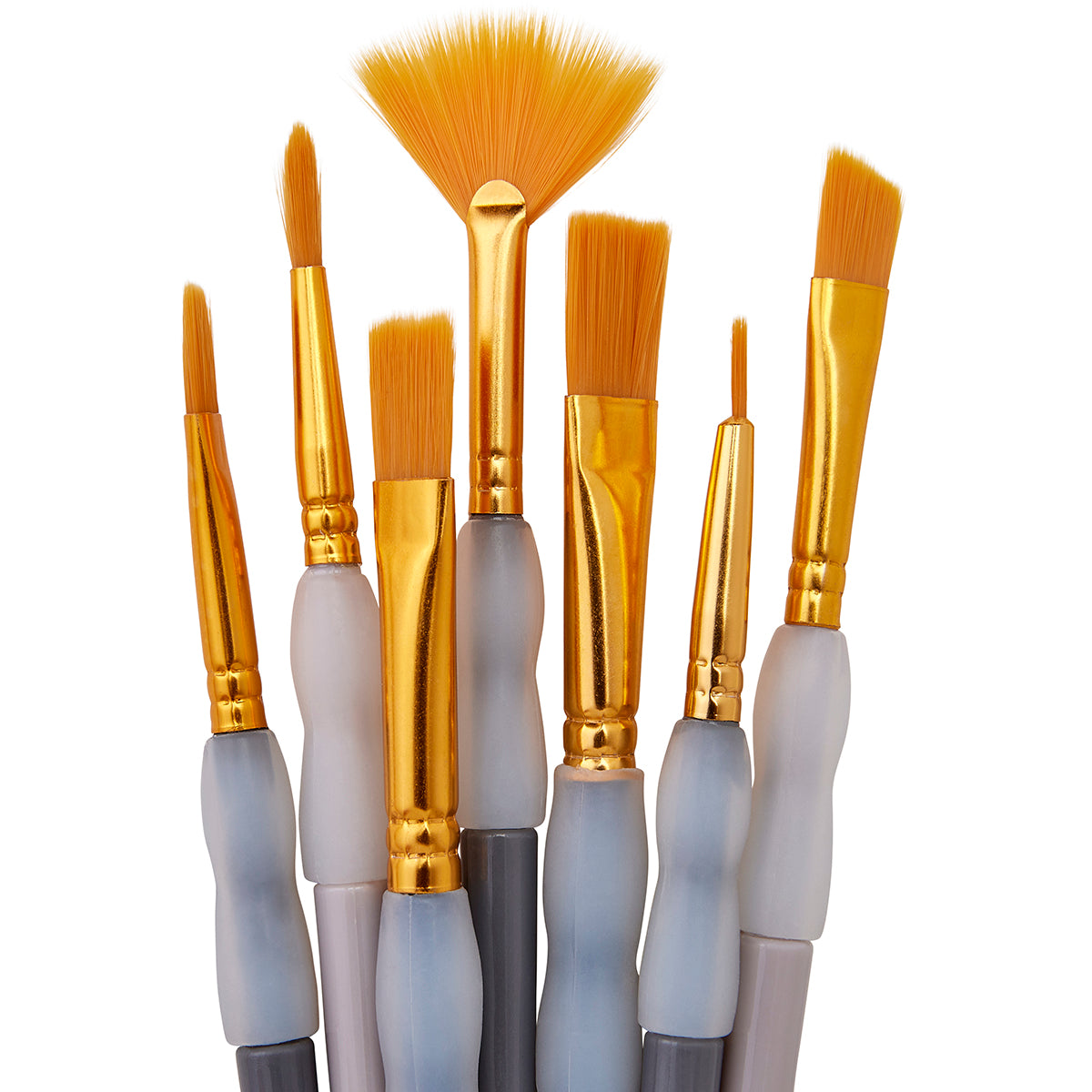 KINGART Studio Soft Grip Brush Set, 7 Brushes, view 2 of 5