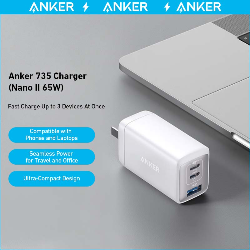 Anker | 735 Charger | Nano II 65W, 2 Pack