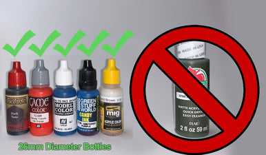 GCmini Vertical Paint Rack for Dropper Bottles, 26mm, 64 Bottles, view 7 of 7