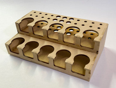GCmini Mini Paint Rack for Dropper Bottles, 26mm, 10 Bottles, view 5 of 7