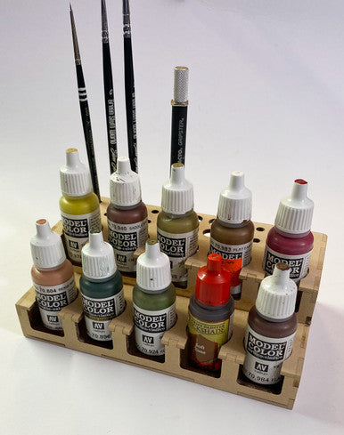 GCmini Mini Paint Rack for Dropper Bottles, 26mm, 10 Bottles, view 3 of 7
