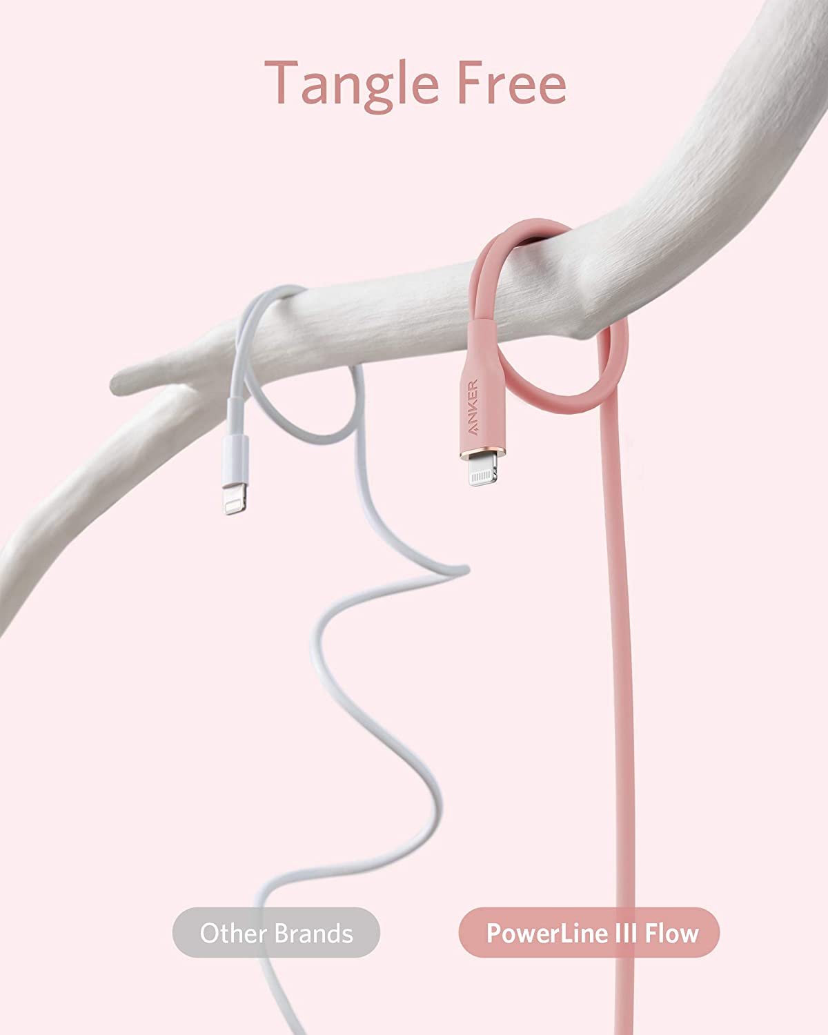 Anker | 641 USB-C to Lightning Cable | Flow, 3 ft Silicone
