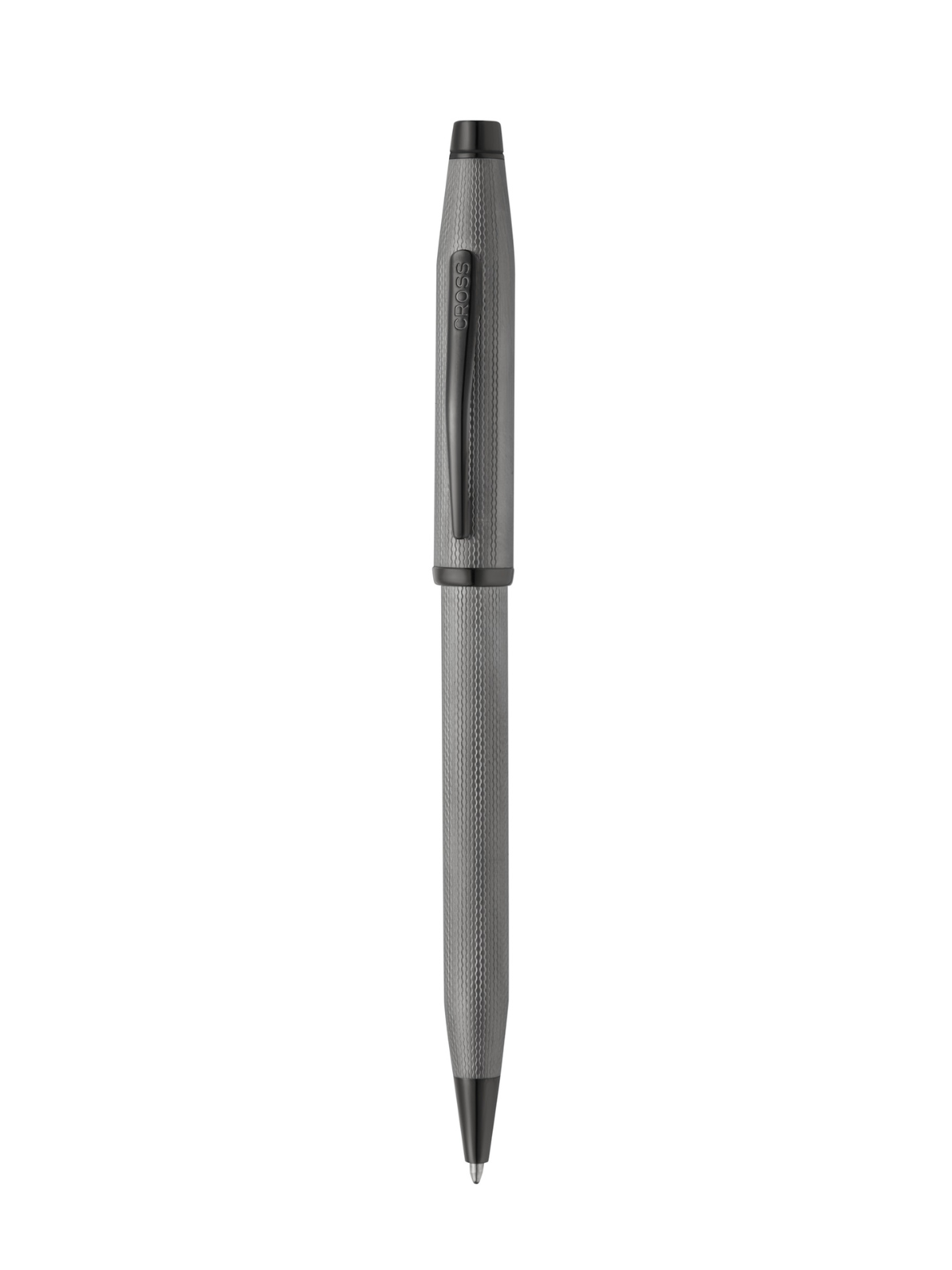 Cross | Century II Ballpoint Pen | Polished Slate Gray Engraved Diamond Pattern