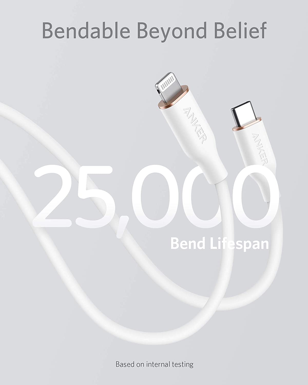 Anker | 641 USB-C to Lightning Cable | Flow, 3 ft Silicone