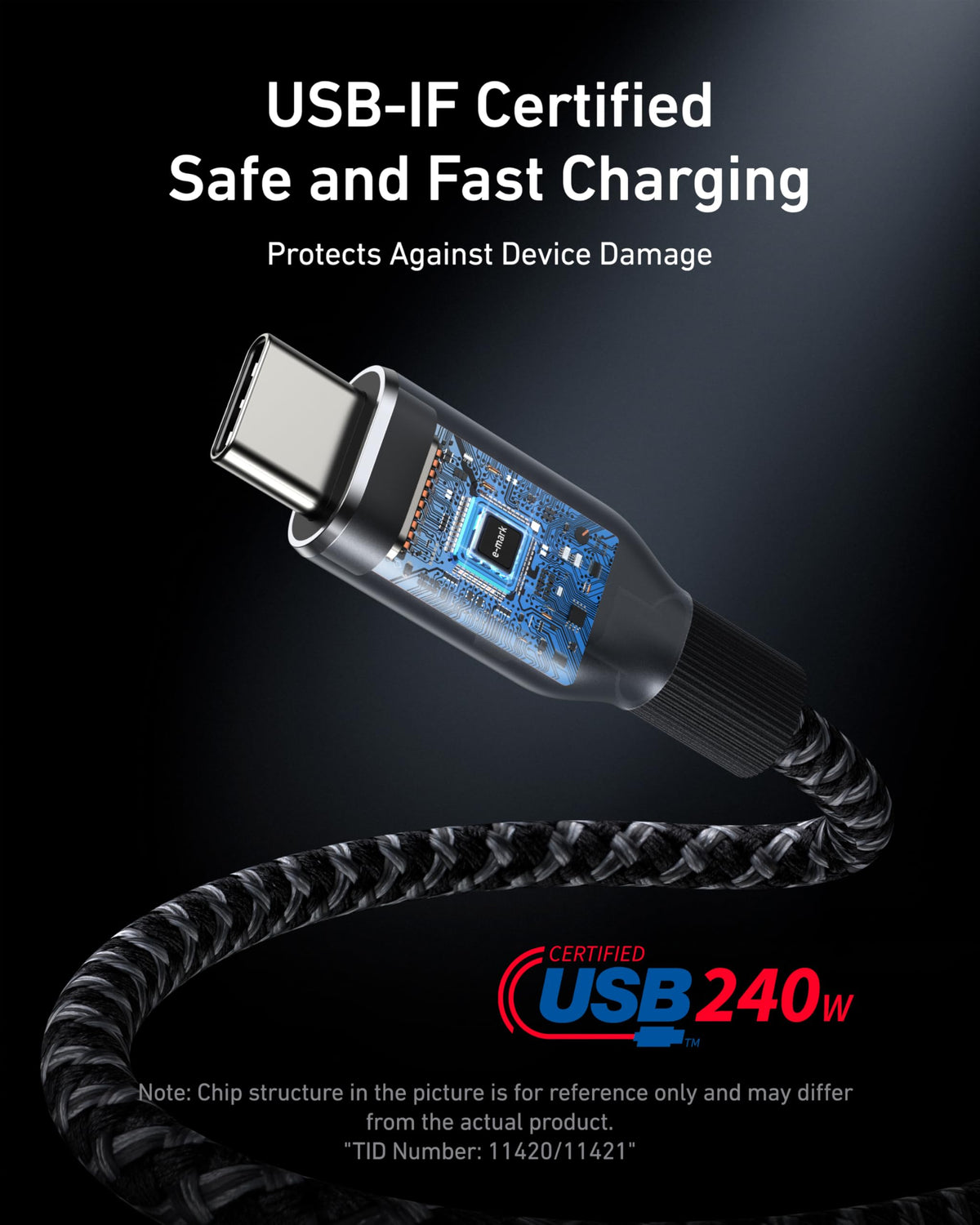 Anker | Prime USB-C to USB-C Cable | 240W, Upcycled-Braided