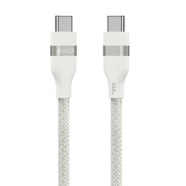 Anker USB-C to USB-C Cable, 3 ft / 6 ft, 240W, Upcycled-Braided