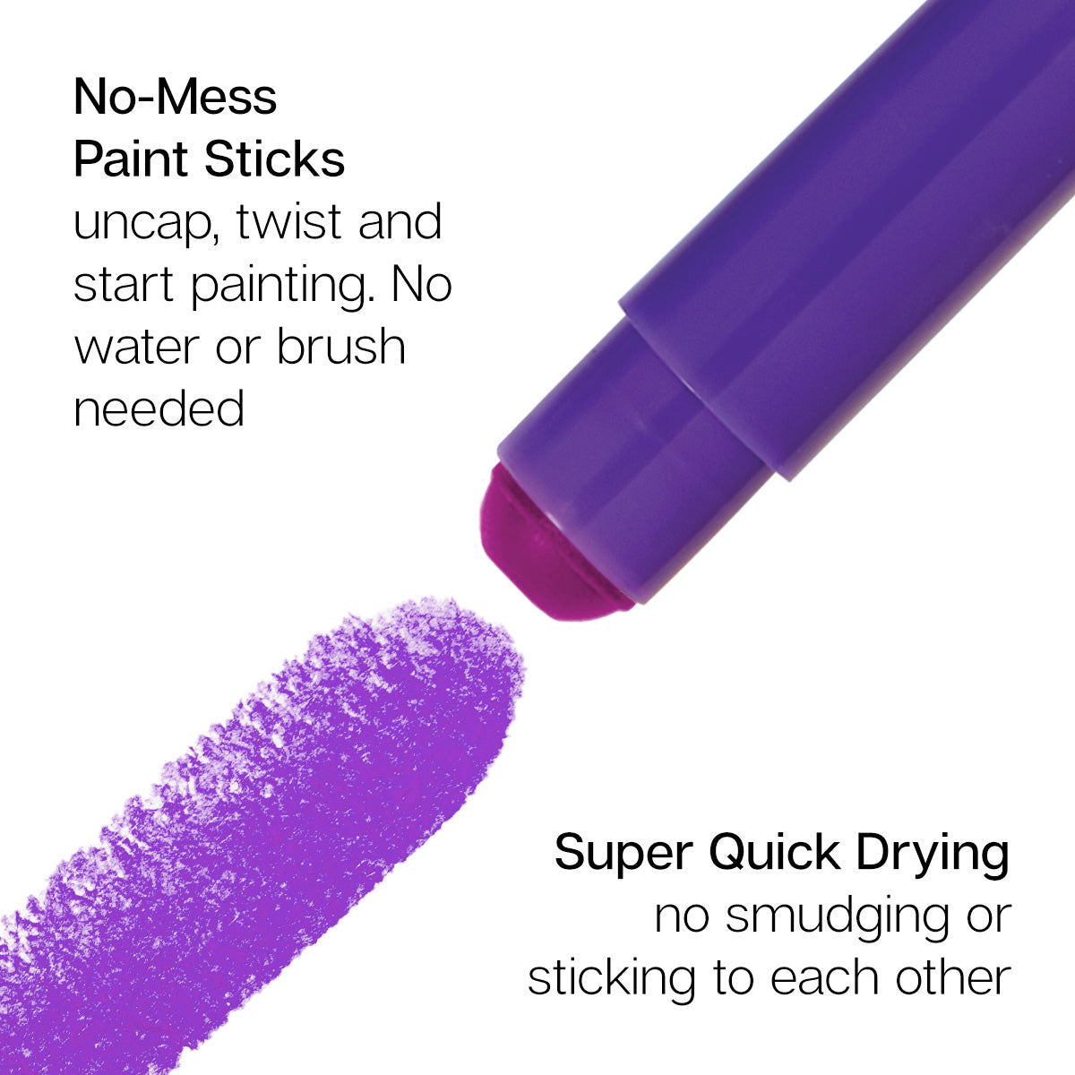 KINGART Tempera Paint Sticks, 24 Colors, full set