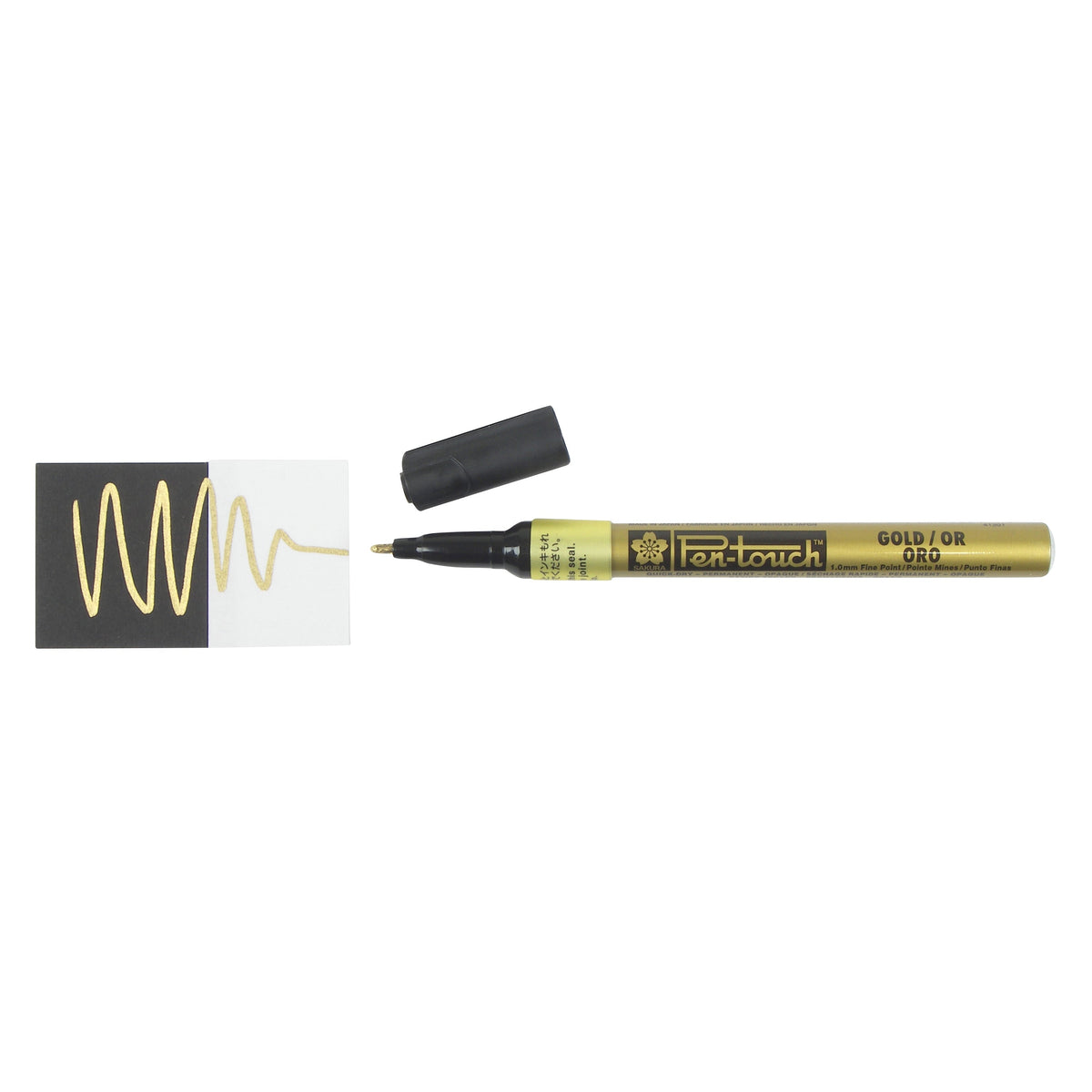 Sakura Pen-Touch Paint Marker, Metallic Gold, 1.0mm