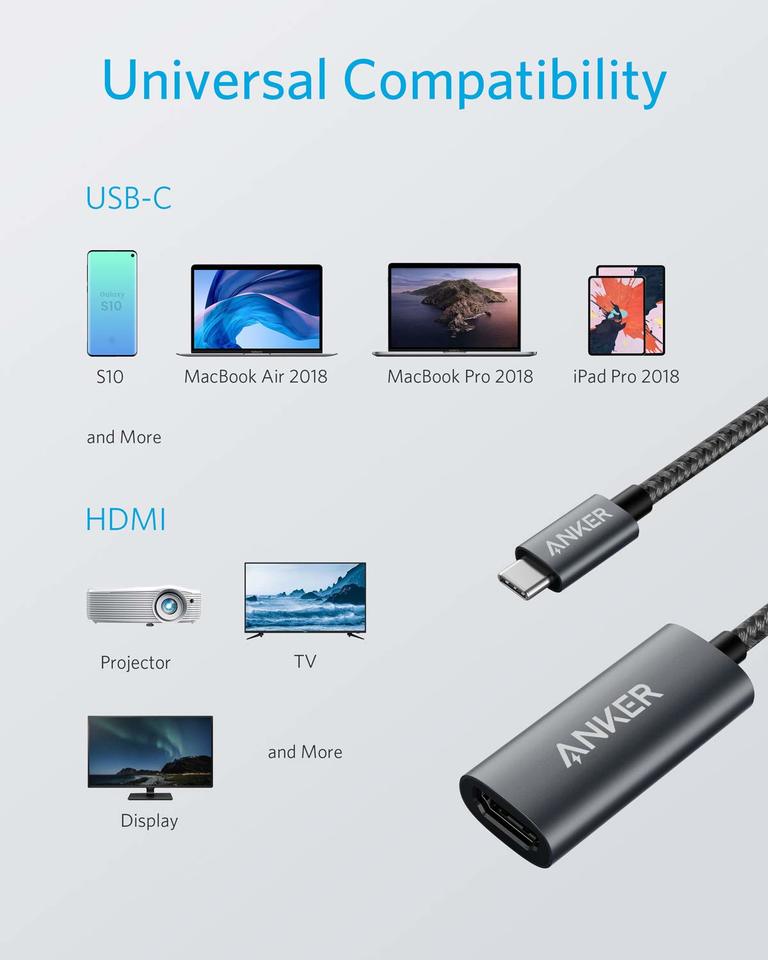 Anker | 310 USB-C Adapter | 4K HDMI