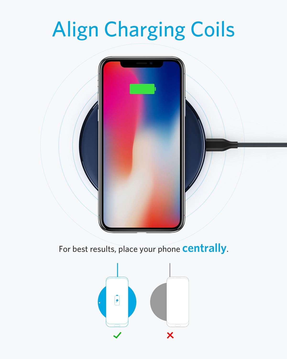 Anker | 313 Wireless Charger | Pad