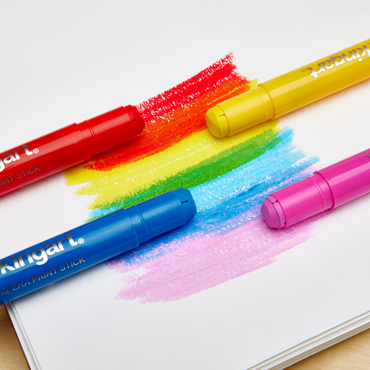 KINGART Tempera Paint Thin Sticks, 24 Colors, view 12 of 15