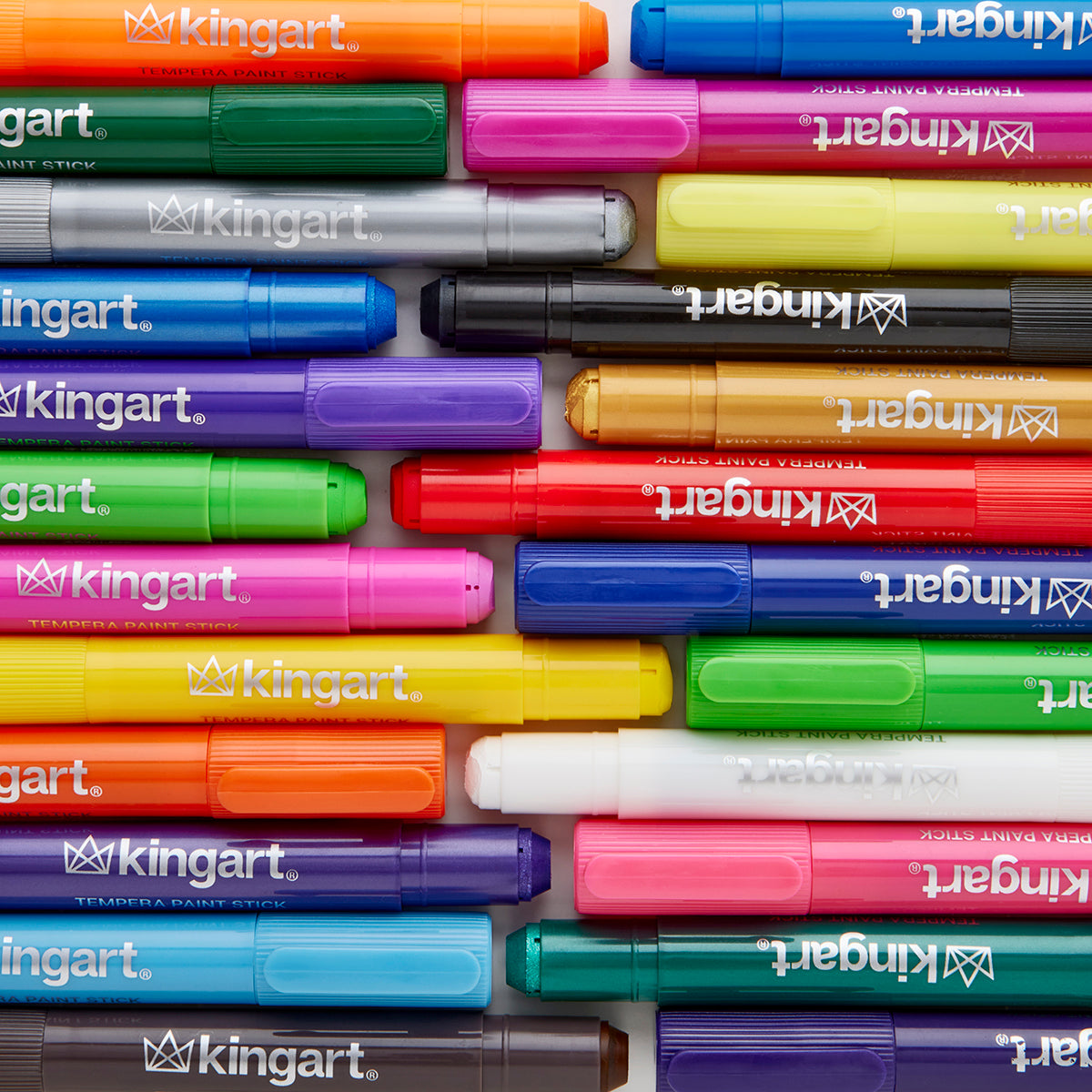 KINGART Tempera Paint Thin Sticks, 24 Colors, view 13 of 15