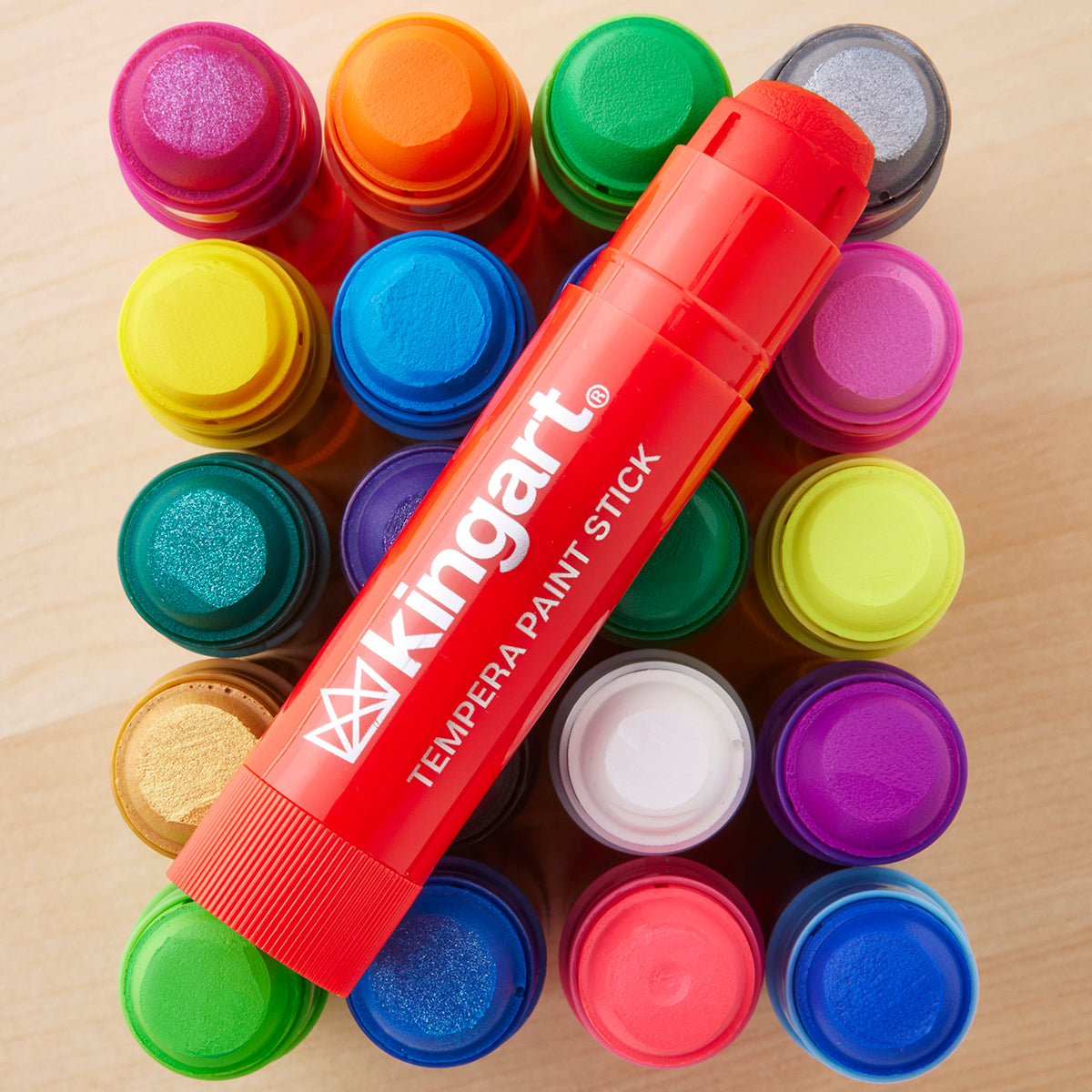 KINGART Tempera Paint Sticks, 60 Colors, view 15 of 24