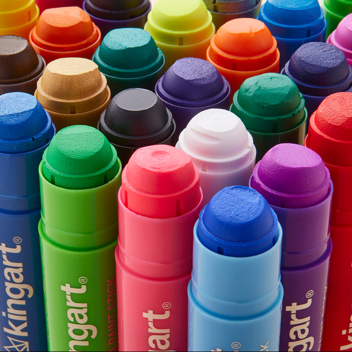 KINGART Tempera Paint Sticks, 60 Colors, view 16 of 24