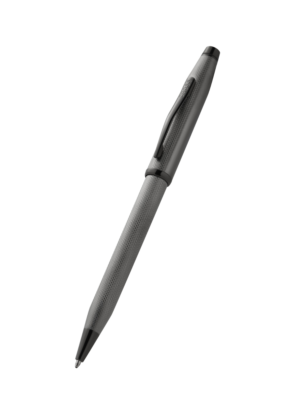 Cross | Century II Ballpoint Pen | Polished Slate Gray Engraved Diamond Pattern