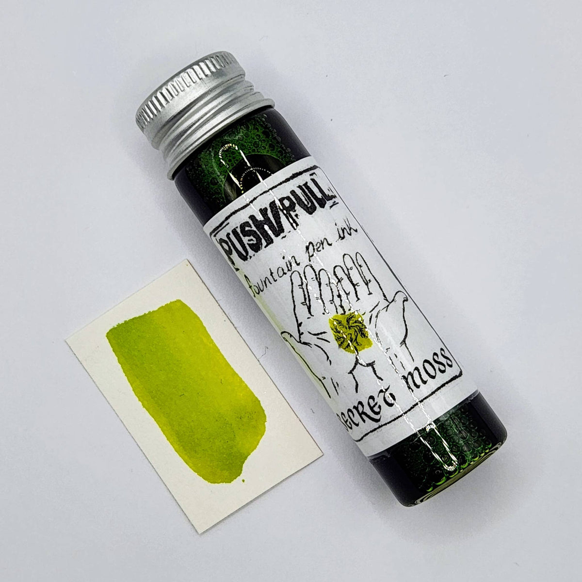 Push/Pull Secret Moss fountain pen ink, 20 ml vial