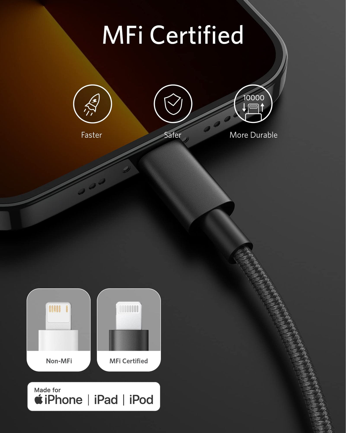 Anker | 331 USB-C to Lightning Cable